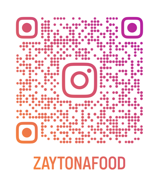 Código QR del Instagram de Zaytona @zaytonafood